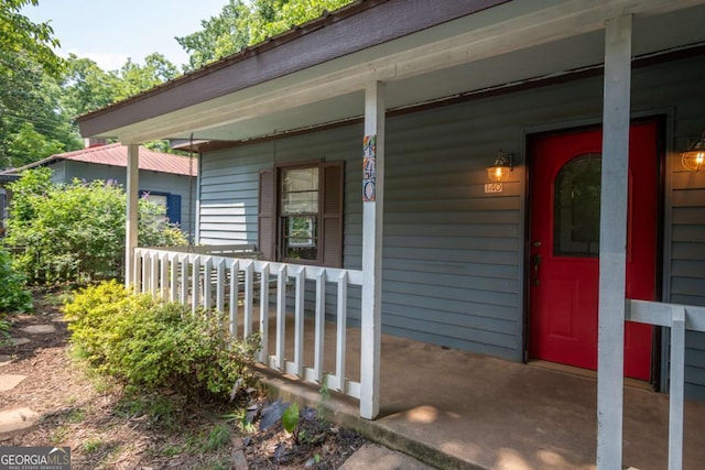 140 Lakeview St, Athens, GA 30601 - doorway to property featuring covered porch