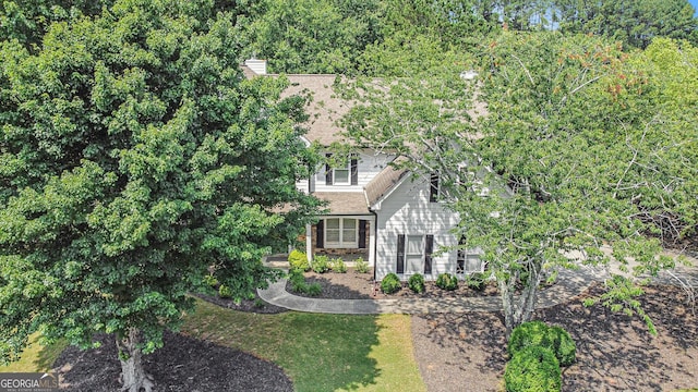300 Windsor Chase Trl, Johns Creek, GA 30097 - view of front of home with a front yard