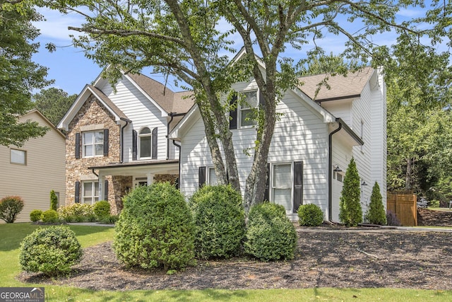 300 Windsor Chase Trl, Johns Creek, GA 30097 - traditional home with stone siding