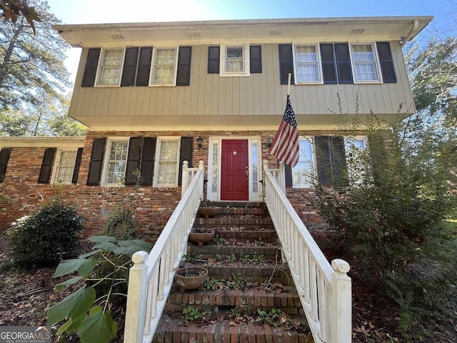 2972 Clairmont Ave, Macon, GA 31204 - colonial-style house with brick siding
