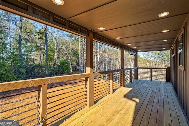 538 Mountain Laurel Rdg, Mineral Bluff, GA 30559 - view of deck