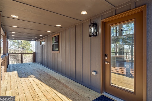 538 Mountain Laurel Rdg, Mineral Bluff, GA 30559 - view of wooden porch