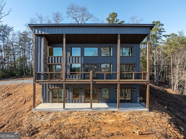 538 Mountain Laurel Rdg, Mineral Bluff, GA 30559 - rear view of property with a patio area