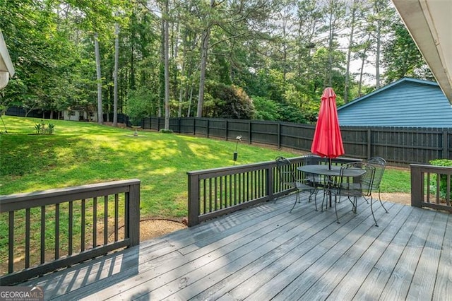 4458 Trickum Rd, Marietta, GA 30066 - deck featuring outdoor dining area
