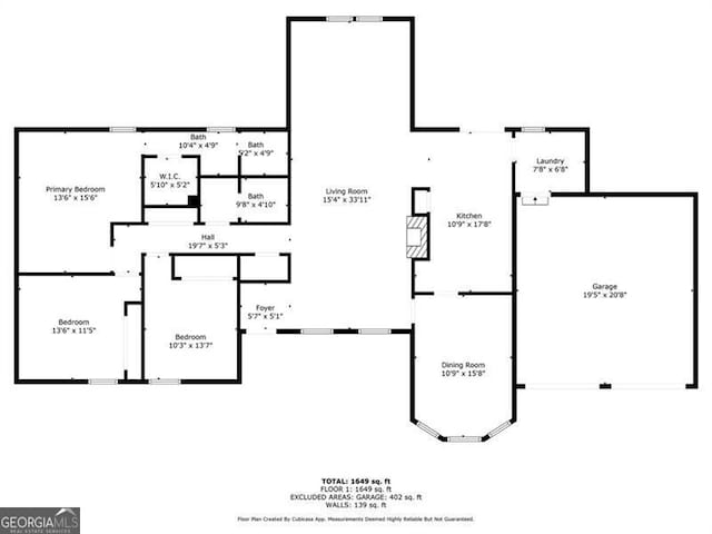 4458 Trickum Rd, Marietta, GA 30066 - home floor plan