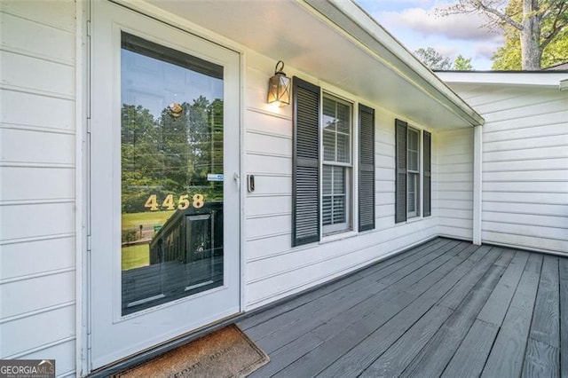 4458 Trickum Rd, Marietta, GA 30066 - view of wooden deck