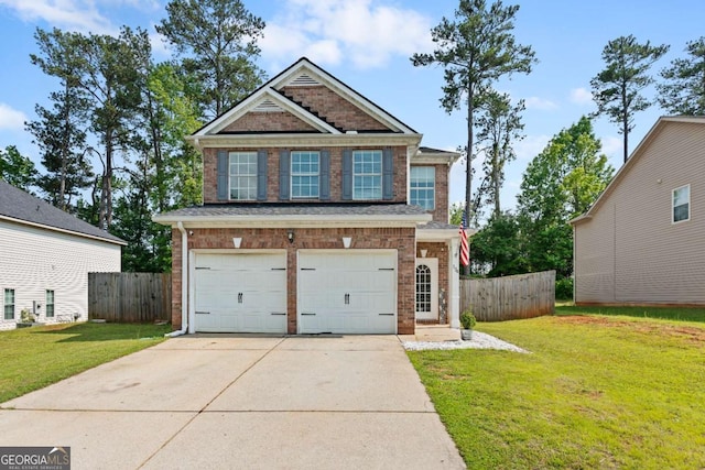 154 Stephens Mill Dr, Dallas, GA 30157 - view of front of property with brick siding, driveway, and a garage