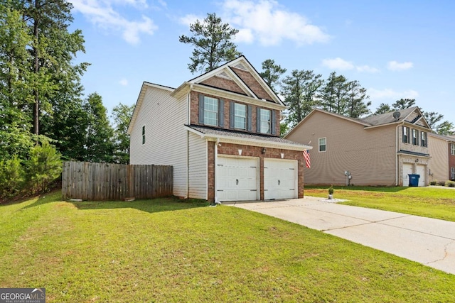 154 Stephens Mill Dr, Dallas, GA 30157 - view of front of home featuring brick siding, driveway, and a garage
