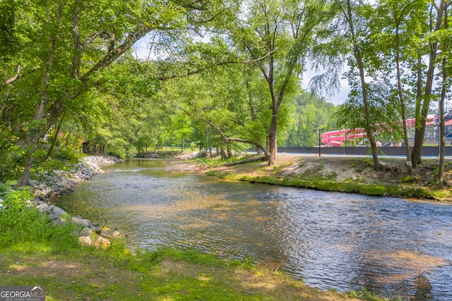 327 Brucken Strasse Unit 609, Helen, GA 30545 - water view featuring a forest
