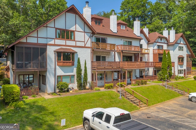 327 Brucken Strasse Unit 609, Helen, GA 30545 - view of property featuring uncovered parking