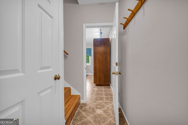 327 Brucken Strasse Unit 609, Helen, GA 30545 - tiled foyer with stairs and baseboards