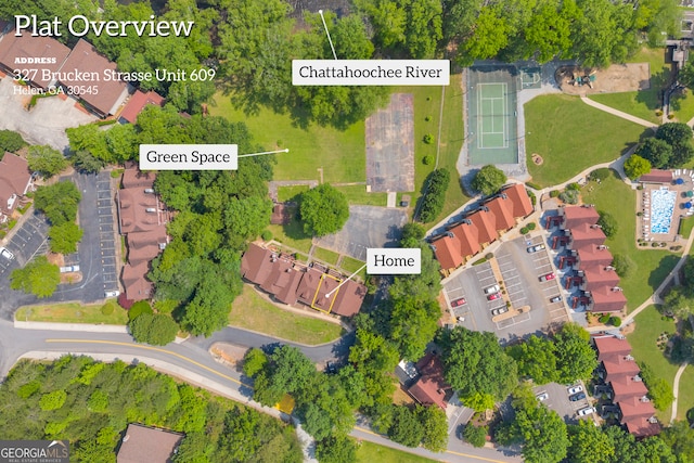 327 Brucken Strasse Unit 609, Helen, GA 30545 - bird's eye view