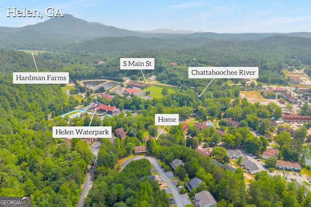 327 Brucken Strasse Unit 609, Helen, GA 30545 - view of property location featuring a forest and a mountainous background