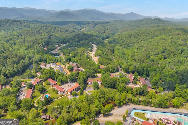 327 Brucken Strasse Unit 609, Helen, GA 30545 - aerial view of a forest and a mountainous background