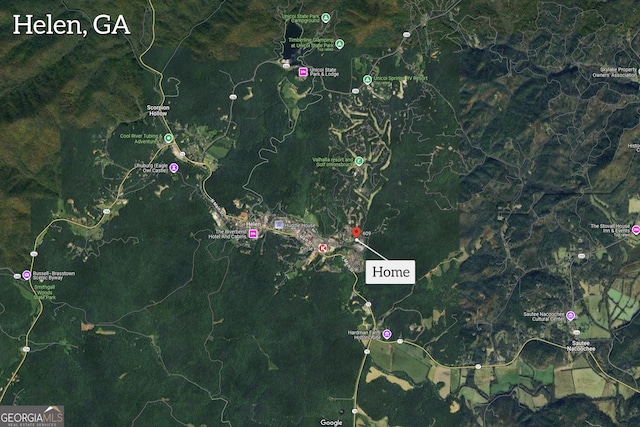 327 Brucken Strasse Unit 609, Helen, GA 30545 - aerial map of property and surrounding area