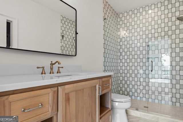 117 W View Way, Eatonton, GA 31024 - full bath with vanity and a stall shower