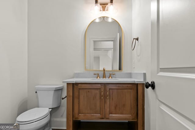 117 W View Way, Eatonton, GA 31024 - half bath featuring toilet and vanity