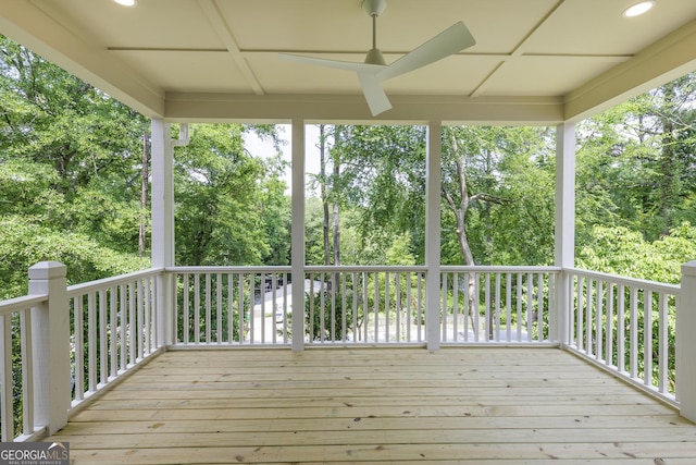 2745 S Bamby Ln NE, Brookhaven, GA 30319 - wooden deck with view of scattered trees