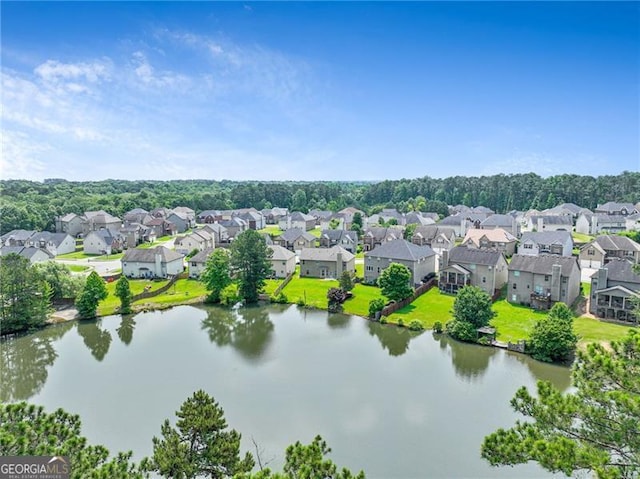 766 Chapman St, Jonesboro, GA 30238 - aerial view of residential area with a large body of water