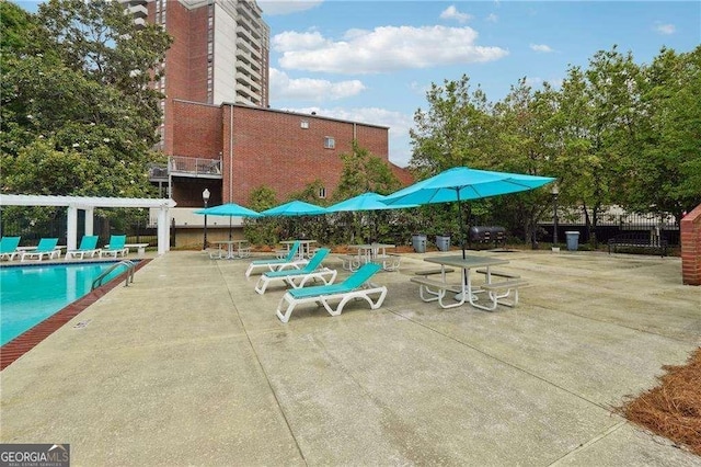 377 Ralph Mcgill Blvd NE Unit C, Atlanta, GA 30312 - community pool featuring a patio