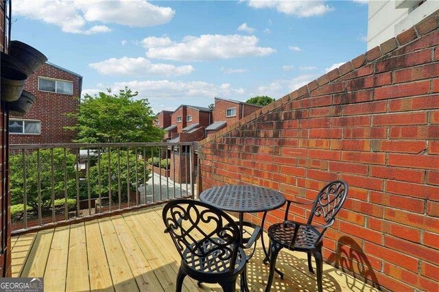 377 Ralph Mcgill Blvd NE Unit C, Atlanta, GA 30312 - view of wooden deck