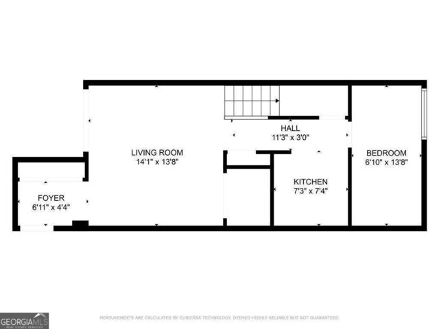 377 Ralph Mcgill Blvd NE Unit C, Atlanta, GA 30312 - view of home floor plan