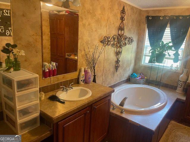 1167 Underwood, Sparta, GA 31087 - full bathroom featuring vanity and a garden tub