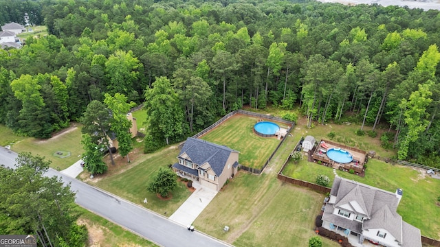 572 Boulder View Pkwy, Dallas, GA 30157 - bird's eye view of a pool area