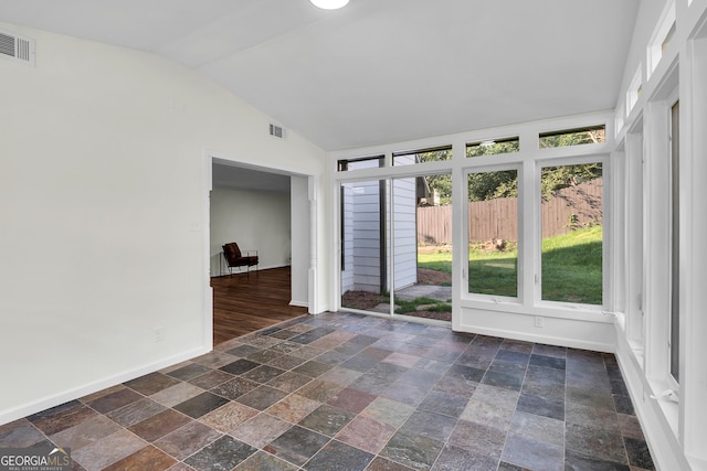 1172 Rockmart Cir NW, Kennesaw, GA 30144 - unfurnished sunroom with vaulted ceiling