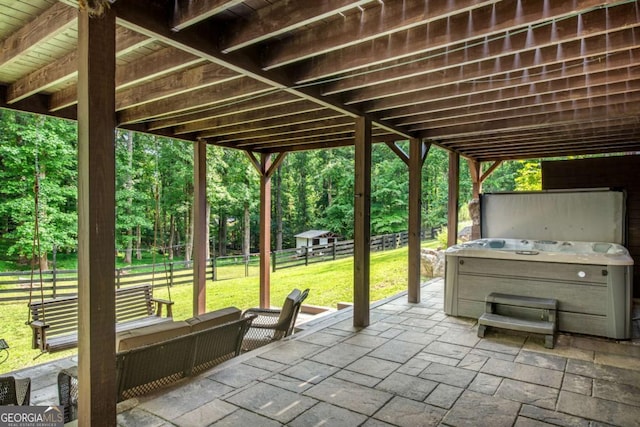 14905 Thompson Rd, Milton, GA 30004 - view of patio / terrace with outdoor lounge area