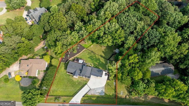 14905 Thompson Rd, Milton, GA 30004 - view of property location with property parcel outlined