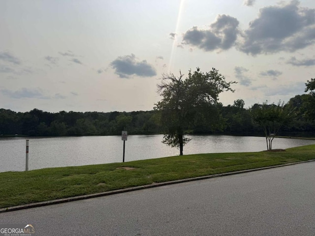 4678 Browns Mill Ferry Rd, Lithonia, GA 30038 - water view featuring a heavily wooded area