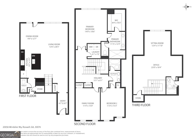 20056 Windalier Way, Roswell, GA 30076 - home floor plan