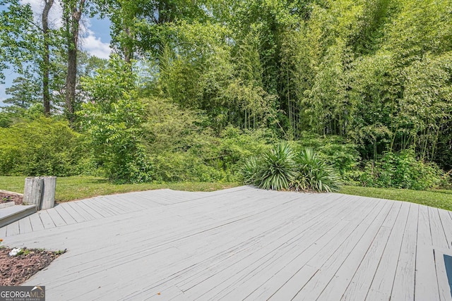 205 Plantation Rd SW, Smyrna, GA 30082 - view of wooden deck