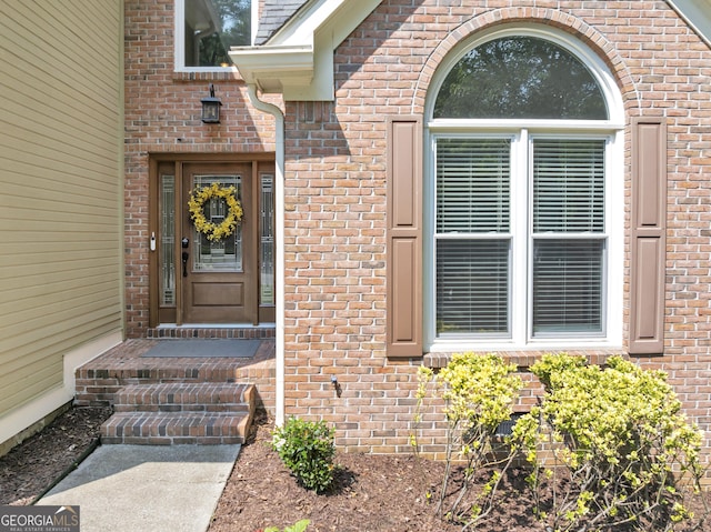 3535 Fairgreen Ct, Douglasville, GA 30135 - doorway to property featuring brick siding