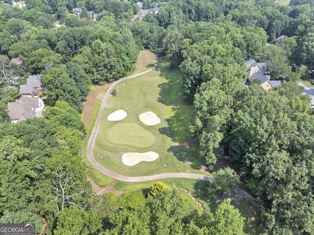3535 Fairgreen Ct, Douglasville, GA 30135 - aerial view of property and surrounding area featuring a golf club