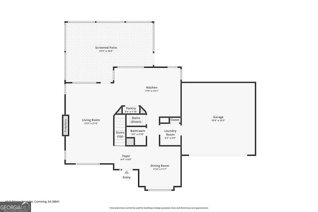 5510 Pilgrim Point Ext, Cumming, GA 30041 - room layout
