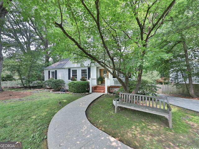 646 Darlington Cir NE, Atlanta, GA 30305 - view of front of property with roof with shingles