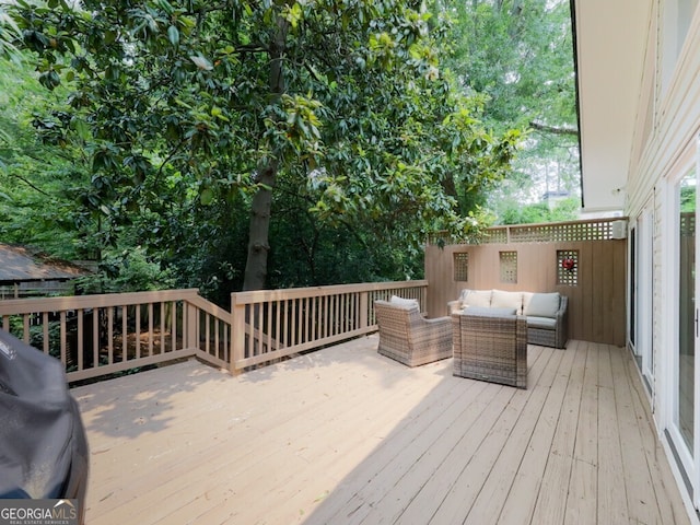 646 Darlington Cir NE, Atlanta, GA 30305 - deck featuring outdoor lounge area