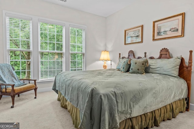 1000 Deep Water Way, Greensboro, GA 30642 - bedroom with light colored carpet, multiple windows, and baseboards