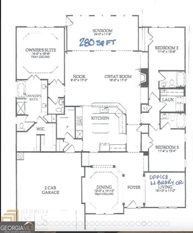 1000 Deep Water Way, Greensboro, GA 30642 - home floor plan