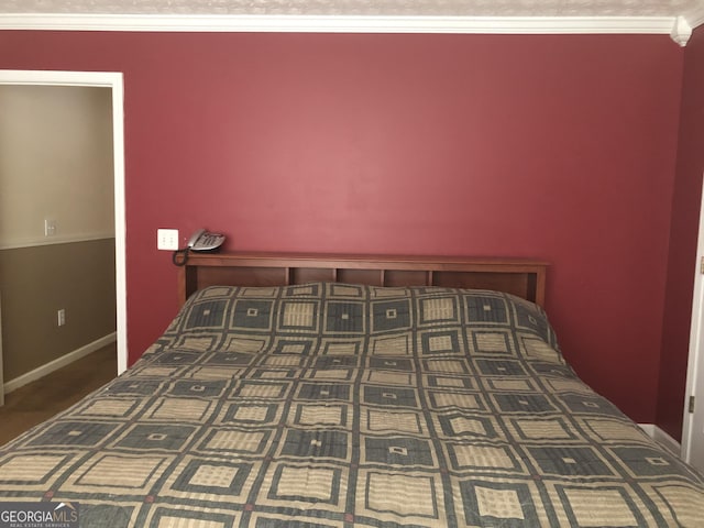 1744 Campbell Rd, Covington, GA 30014 - unfurnished bedroom with baseboards and crown molding