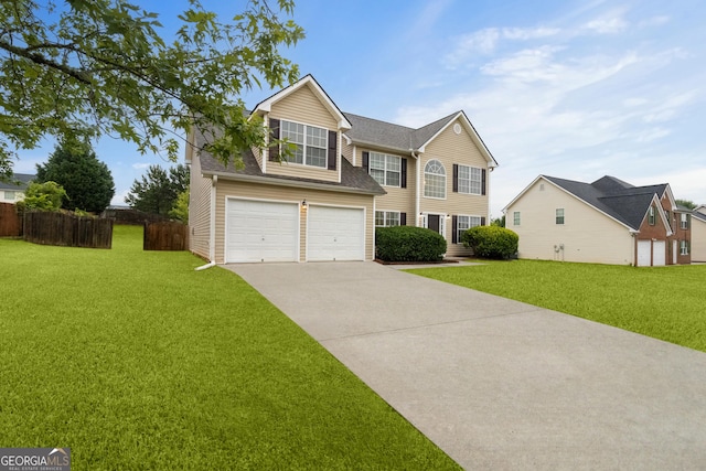 165 Heaton Place Trl, Covington, GA 30016 - traditional home with concrete driveway, an attached garage, and a shingled roof
