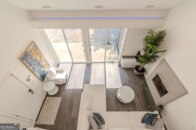 85 Lila Way, Dahlonega, GA 30533 - living area with wood finished floors