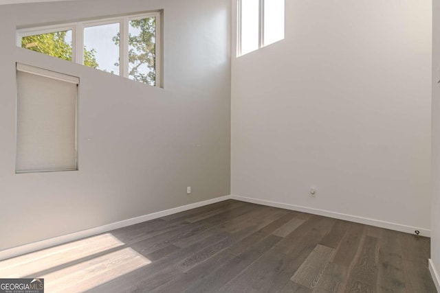 85 Lila Way, Dahlonega, GA 30533 - empty room featuring dark wood finished floors and baseboards