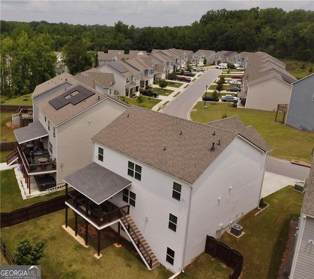5996 Screech Owl Dr, Flowery Branch, GA 30542 - aerial perspective of suburban area