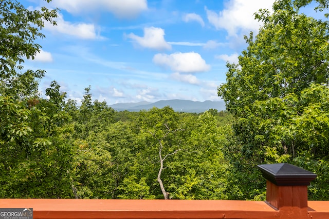 894 Oak Pointe Dr, Cleveland, GA 30528 - view of mountain backdrop with a forest
