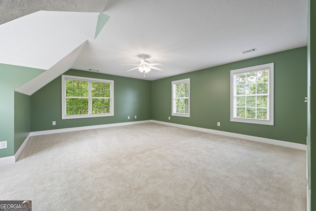 894 Oak Pointe Dr, Cleveland, GA 30528 - carpeted empty room featuring a textured ceiling, baseboards, and ceiling fan