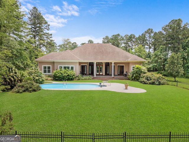 353 Indigo Hills Rd, Pembroke, GA 31321 - back of house with a patio and stucco siding