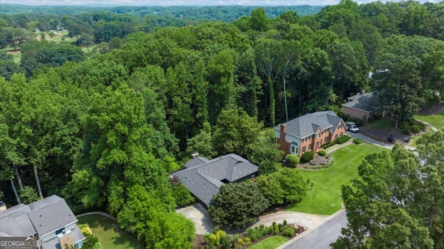 11785 Mountain Laurel Dr, Roswell, GA 30075 - aerial view of property's location with a forest